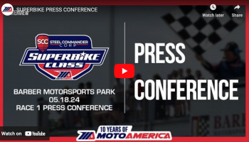 Video: Steel Commander Superbike Race One Press Conference From Barber Motorsports Park